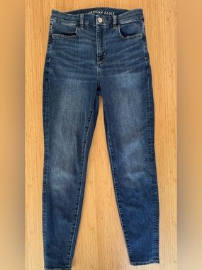 American Eagle Outfitters Dark Blue Skinny Jeans